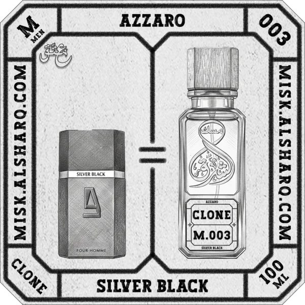 M.003-Clone-Azzaro-Silver-Black-For Men