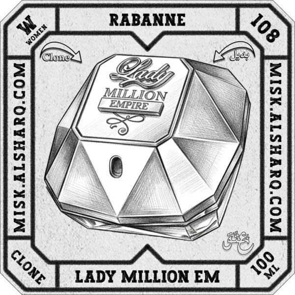 W.108-Perfume-Rabanne-Lady-Million-Empire-For-Women-01 W.108-Clone-Rabanne-Lady-Million-Empire-For Women