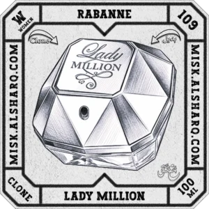 W.109-Clone-Rabanne-Lady-Million-For Women